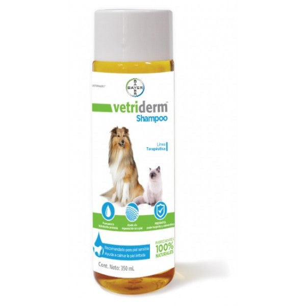 Elanco | Shampoo Dermatologico Vetriderm Bayer 350 Ml — imagen 1